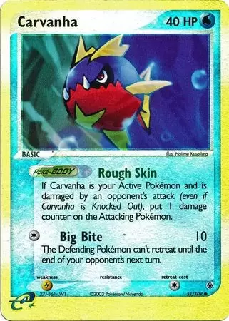 EX Ruby & Sapphire - Carvanha Reverse