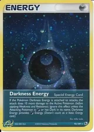 EX Ruby & Sapphire - Darkness Energy Holo