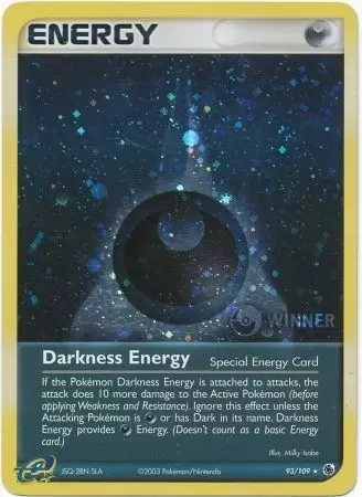 EX Ruby & Sapphire - Darkness Energy holo Winner