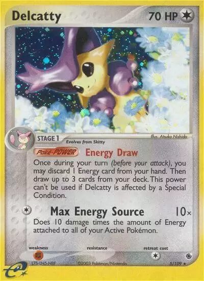 EX Ruby & Sapphire - Delcatty holo