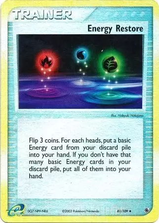 EX Ruby & Sapphire - Energy Restore Reverse