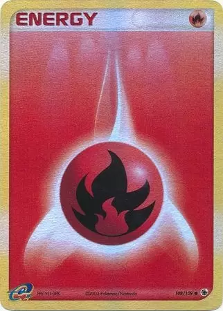 EX Ruby & Sapphire - Fire Energy Reverse