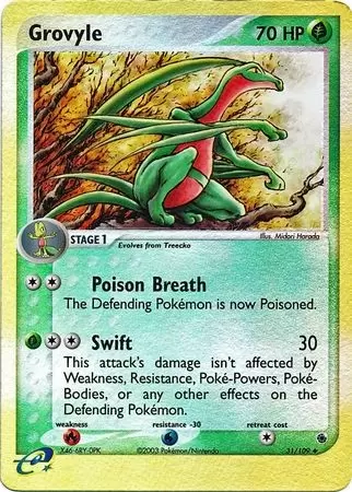 EX Ruby & Sapphire - Grovyle Reverse