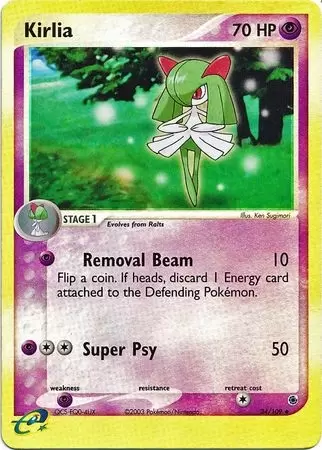 EX Ruby & Sapphire - Kirlia Reverse