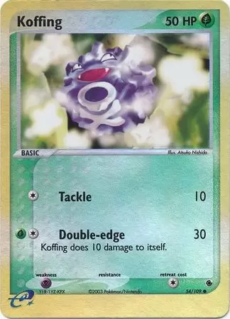 EX Ruby & Sapphire - Koffing Reverse