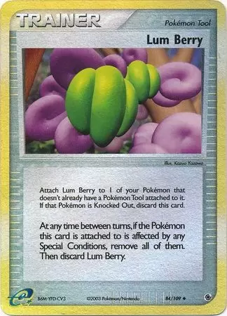 EX Ruby & Sapphire - Lum Berry Reverse