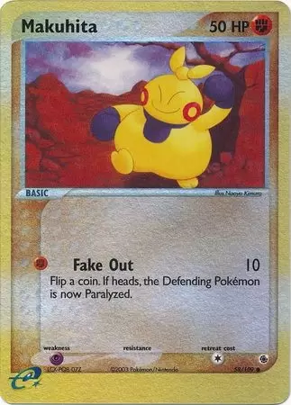 EX Ruby & Sapphire - Makuhita Reverse
