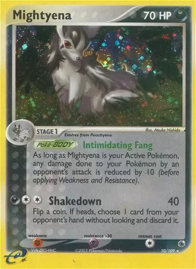 EX Ruby & Sapphire - Mightyena holo