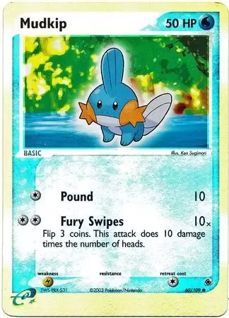 EX Ruby & Sapphire - Mudkip Reverse