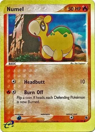 EX Ruby & Sapphire - Numel Reverse