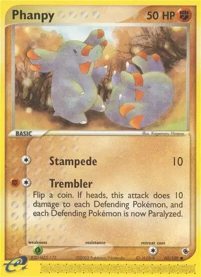EX Ruby & Sapphire - Phanpy