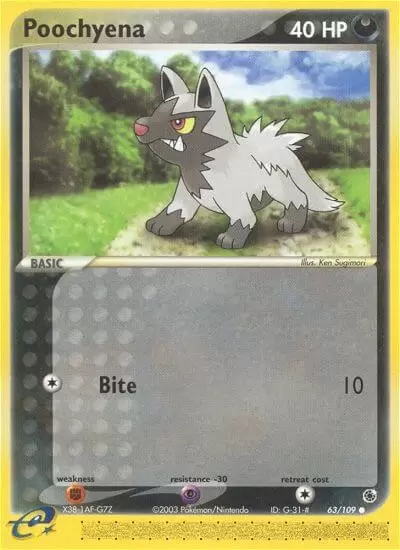 EX Ruby & Sapphire - Poochyena