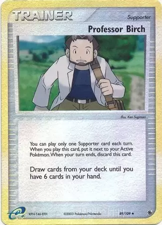 EX Ruby & Sapphire - Professor Birch Reverse