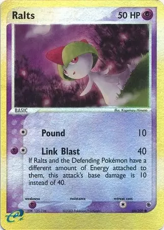 EX Ruby & Sapphire - Ralts Reverse