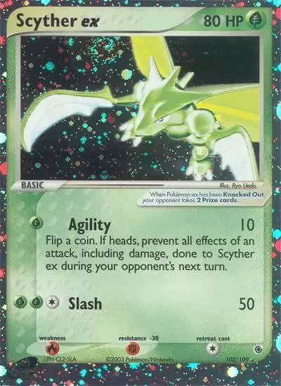 EX Ruby & Sapphire - Scyther ex
