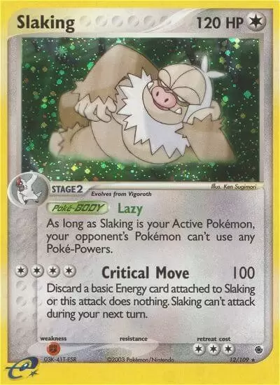 EX Ruby & Sapphire - Slaking holo