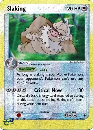 EX Ruby & Sapphire - Slaking Reverse