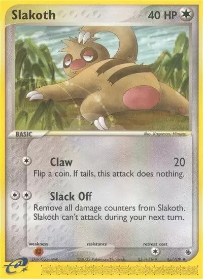 EX Ruby & Sapphire - Slakoth