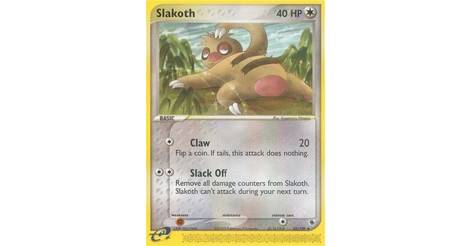 Cartes A L Unite Carte Pokemon Trading Card Game Ex Ruby Sapphire Nº 45 109 Slakoth Anglais Pokemon