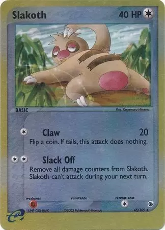 EX Ruby & Sapphire - Slakoth Reverse