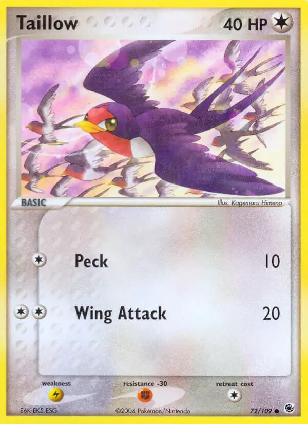 EX Ruby & Sapphire - Taillow