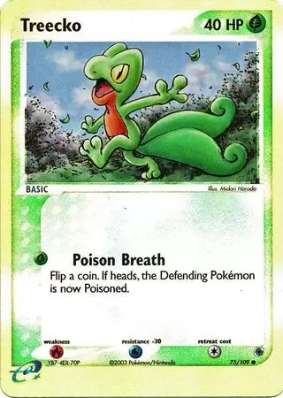 EX Ruby & Sapphire - Treecko Reverse