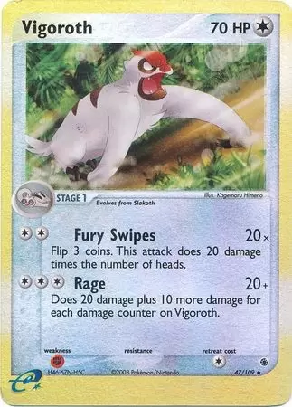 EX Ruby & Sapphire - Vigoroth Reverse