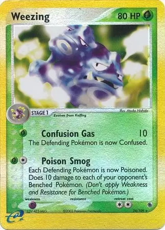EX Ruby & Sapphire - Weezing Reverse