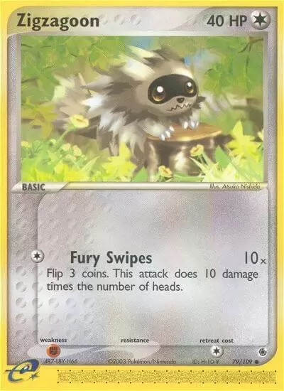 EX Ruby & Sapphire - Zigzagoon