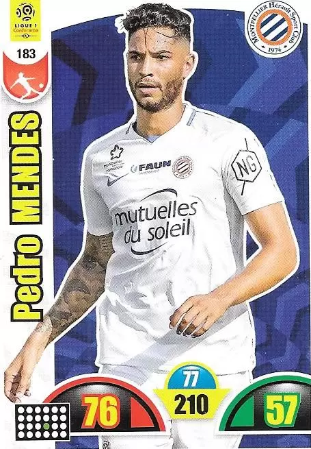 Adrenalyn XL : 2018-2019 (France) - Pedro Mendes - Montpellier Hérault SC - Défenseur