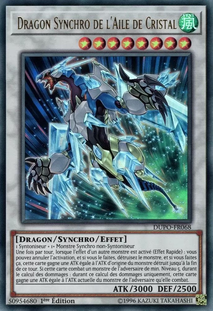 Le Pouvoir du Duel DUPO - Dragon Synchro de l\'Aile de Cristal
