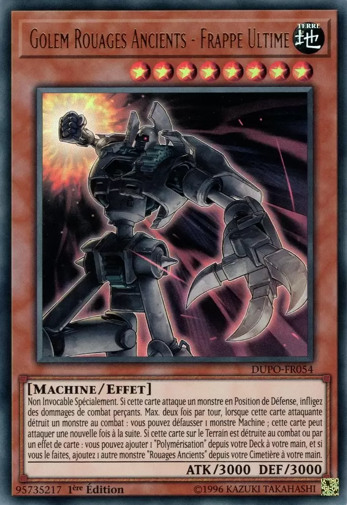 Le Pouvoir du Duel DUPO - Golem Rouages Ancients - Frappe Ultime