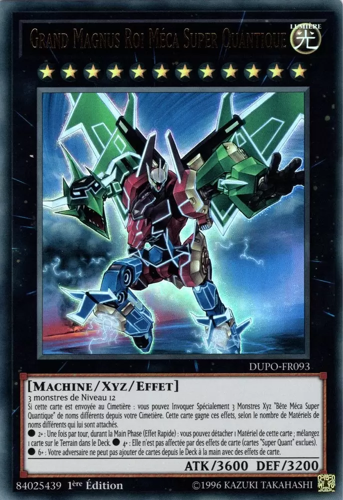 Le Pouvoir du Duel DUPO - Grand Magnus Roi Méca Super Quantique