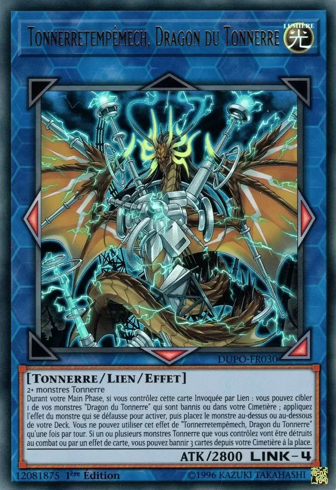 Le Pouvoir du Duel DUPO - Tonnerretempêmech, Dragon du Tonnerre