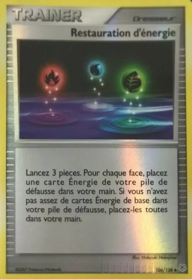 Pokémon Série Diamant et Perle - Restauration d\'énergie Reverse