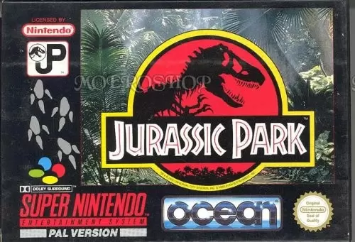 Jeux Super Nintendo - Jurassic Park version PAL