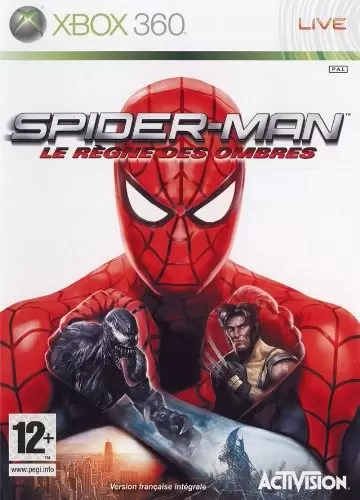 Jeux XBOX 360 - Spider-man, Le règne des ombres