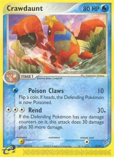 EX Dragon - Crawdaunt