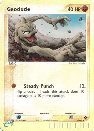 EX Dragon - Geodude Reverse