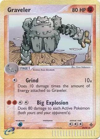 EX Dragon - Graveler Reverse