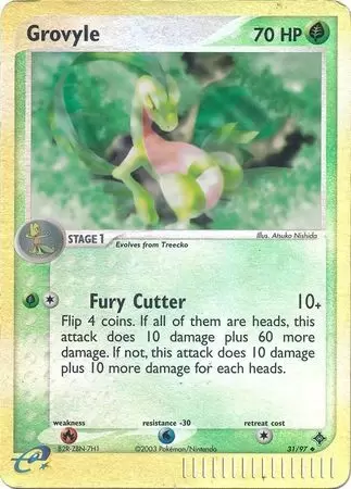 EX Dragon - Grovyle Reverse