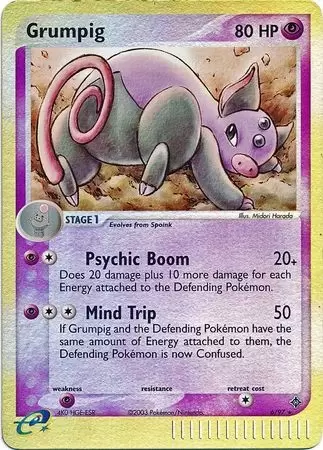 EX Dragon - Grumpig Reverse