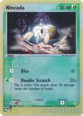 EX Dragon - Nincada Reverse