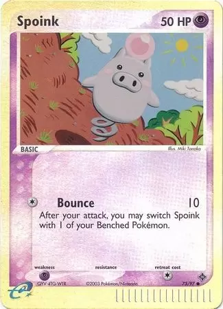 EX Dragon - Spoink Reverse