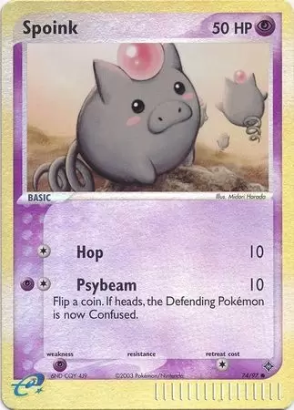 EX Dragon - Spoink Reverse