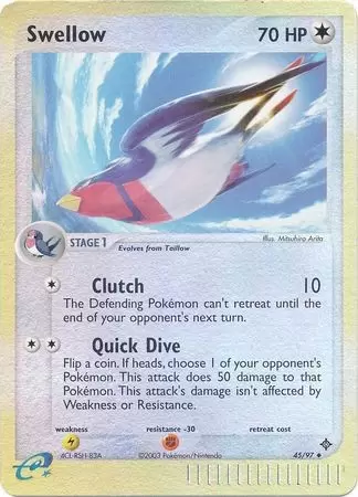 EX Dragon - Swellow Reverse