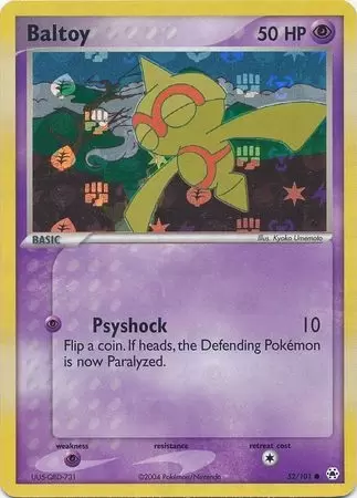 EX Hidden Legends - Baltoy holo