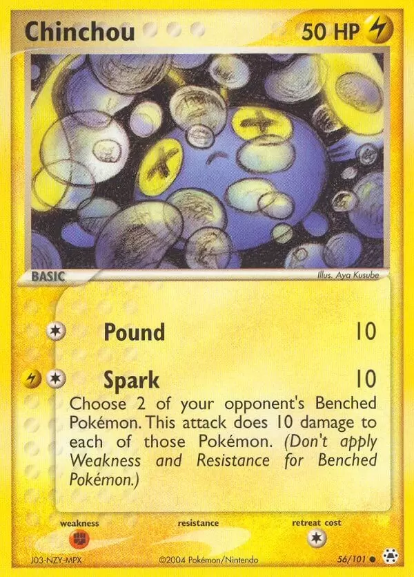 EX Hidden Legends - Chinchou