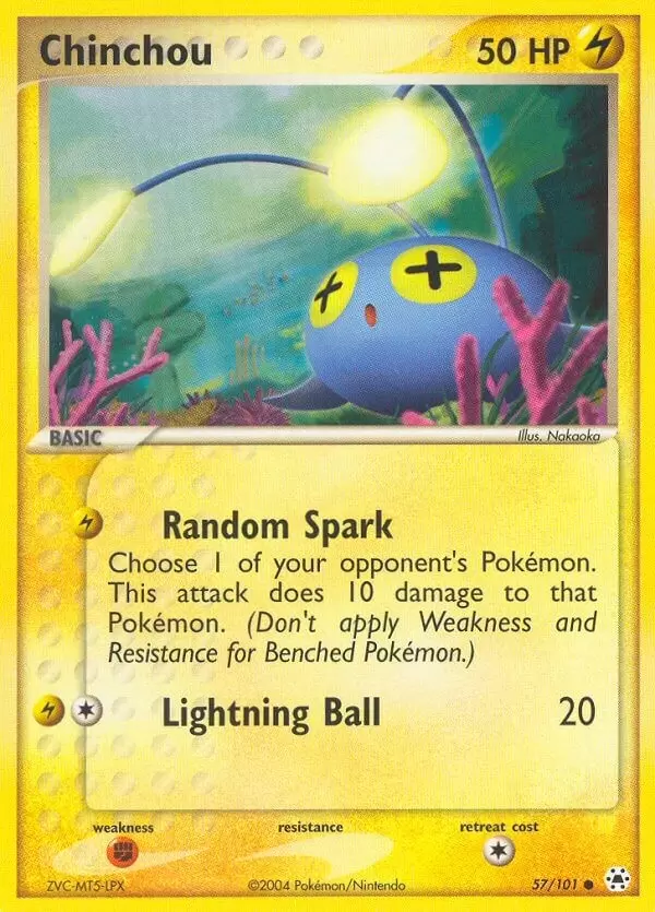 EX Hidden Legends - Chinchou
