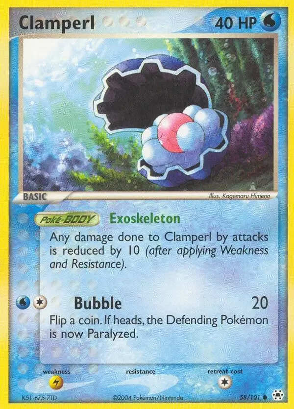 EX Hidden Legends - Clamperl